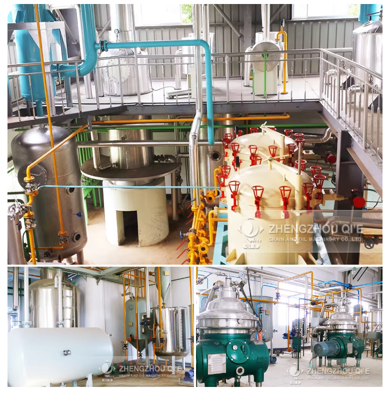 soybean oil refinery plant