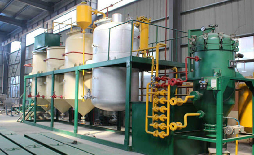 soybean oil refinery machine